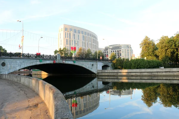 La mattina presto a Minsk — Foto Stock