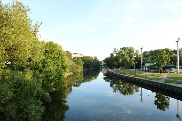 Wczesnym rankiem w Mińsku — Zdjęcie stockowe