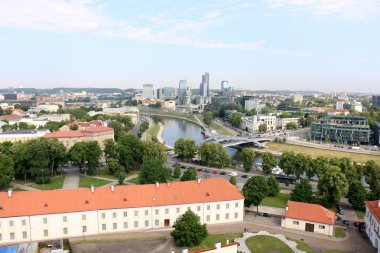 Vilnius Gediminas kaleden görünümü 