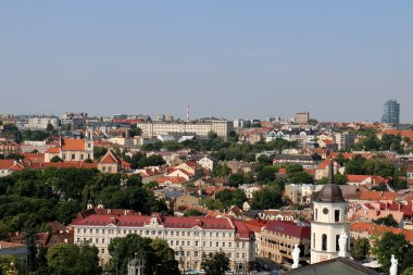 Vilnius Gediminas kaleden görünümü 