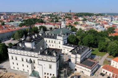 Vilnius Gediminas kaleden görünümü 