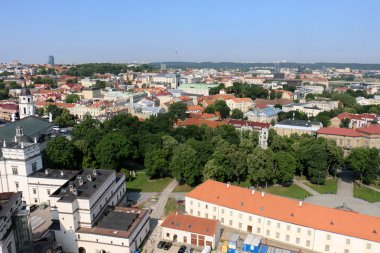 Vilnius Gediminas kaleden görünümü 