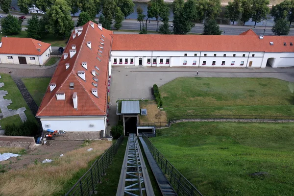 Weergave van Vilnius Gediminas kasteel — Stockfoto