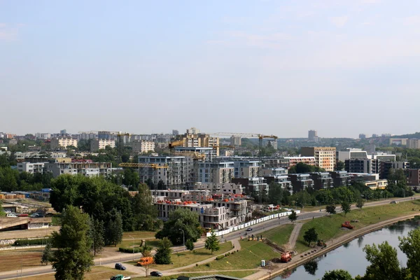 Blick auf Vilnius von der Burg Gediminas — Stockfoto