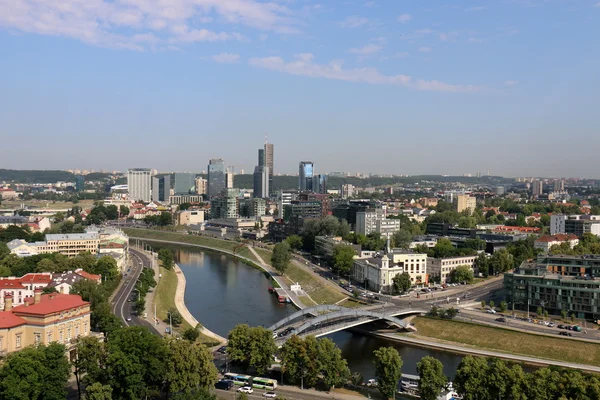 Vista de Vilna desde el Castillo de Gediminas — Foto de Stock