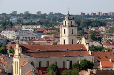 Vilnius Gediminas kaleden görünümü 
