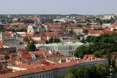 Vilnius Gediminas kaleden görünümü 