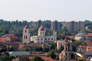 Vilnius Gediminas kaleden görünümü 