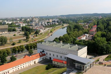 Vilnius Gediminas kaleden görünümü 