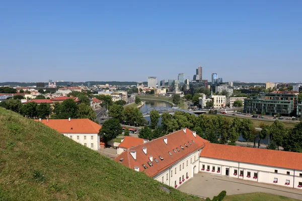 Vista de Vilna desde el Castillo de Gediminas — Foto de Stock