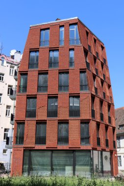 Riga şehirde yürümek 