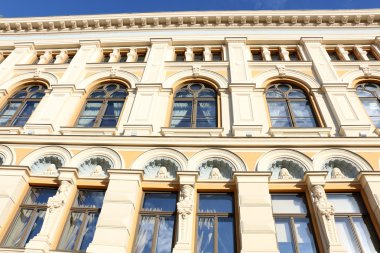 Riga şehirde yürümek 