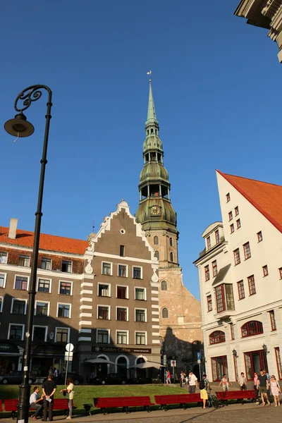 Passeggiata nella città di Riga — Foto Stock
