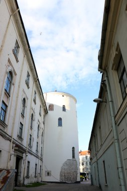 Riga şehirde yürümek 