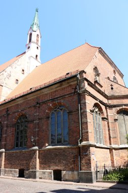 Riga şehirde yürümek 