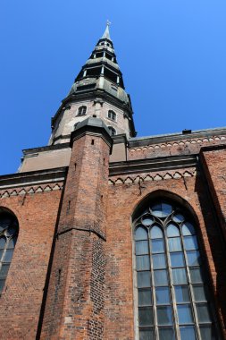 Riga şehirde yürümek 