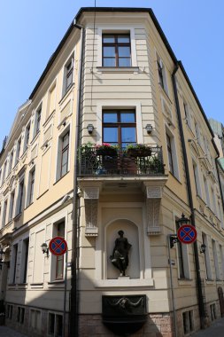 Riga şehirde yürümek 