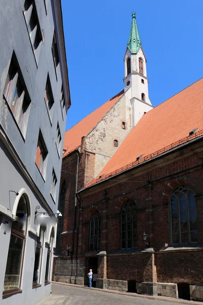 Paseo por la ciudad de Riga — Foto de Stock