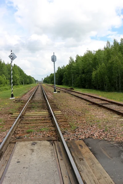 ラトビアの鉄道 — ストック写真