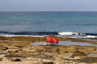 Akdeniz kıyısında 