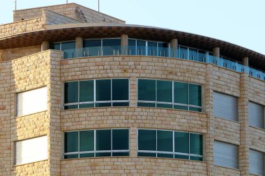 İsrail 'deki konut inşaatının mimari detayları 