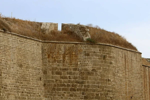Srail Devleti Nin Kuzeyindeki Eski Bir Haçlı Kalesi Nde Taş — Stok fotoğraf