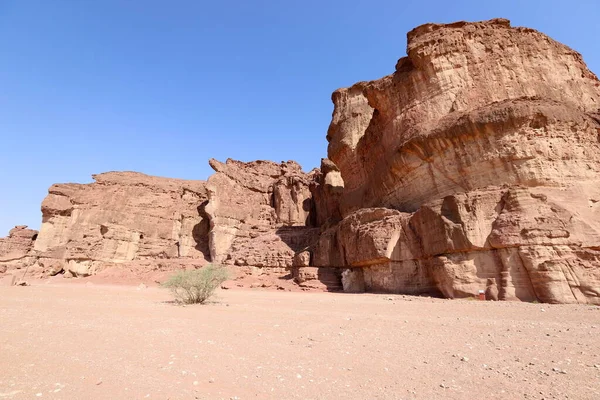 Pilastri Salomone Nella Valle Timna Vicino Eilat Nel Sud Israele — Foto Stock