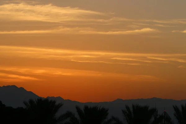 Ранній Ранок Схід Сонця Берегах Червоного Моря Півдні Ізраїлю Ейлаті — стокове фото