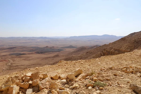 Paisaje Desierto Del Negev Sur Israel Desierto Ocupa Del Territorio — Foto de Stock