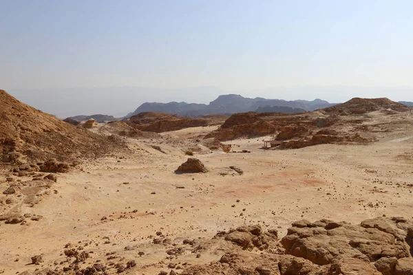 이스라엘 남부네 사막의 이스라엘 영토의 차지하는 — 스톡 사진