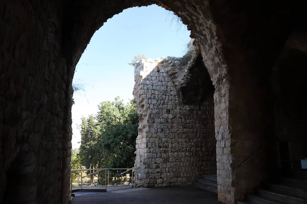 Yehiam Fortress Een Goed Bewaard Gebleven Feodaal Kasteel Van Het — Stockfoto