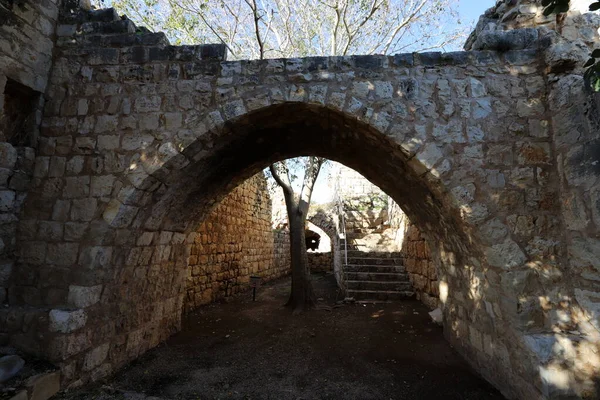 Yehiam Fortress - A well-preserved feudal castle from the Second Kingdom of the Crusaders. The fortress was built in 1220 and belonged to the Order of the Teutonic Knights