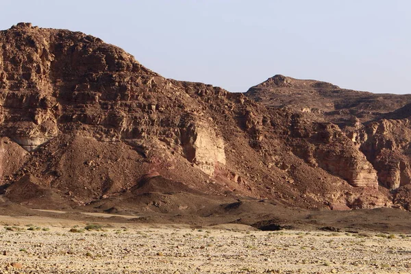 Montagnes Eilat Dans Désert Néguev Dans Sud Israël Les Roches — Photo