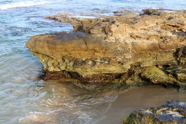 Felsen Und Steine Den Ufern Des Mittelmeeres Norden Des Staates — Stockfoto
