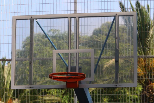 Équipements Sportifs Dans Parc Urbain Bord Mer Méditerranée Dans Nord — Photo