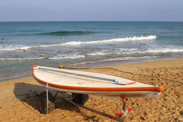 Sports Equipment City Park Shores Mediterranean Sea Northern Israel — Stock Photo, Image