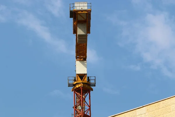 Trabajos Herramientas Sobre Construcción Edificios Residenciales Israel —  Fotos de Stock