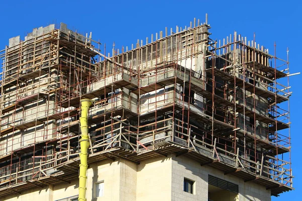 Trabalho Ferramentas Construção Edifícios Residenciais Israel — Fotografia de Stock