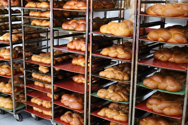 Pão Produtos Panificação São Vendidos Supermercado Pão Fresco Com Sabor — Fotografia de Stock