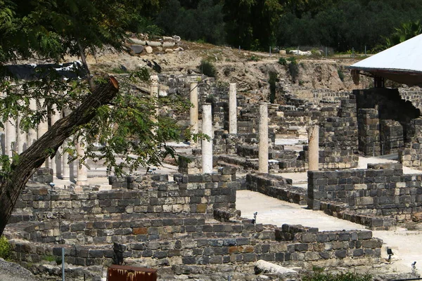 Ruinerna Den Antika Staden Beit She Jordandalen Norra Israel Forna — Stockfoto