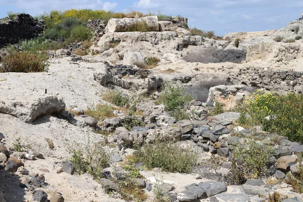 Ruinas Antigua Ciudad Beit She Valle Del Jordán Norte Israel — Foto de Stock