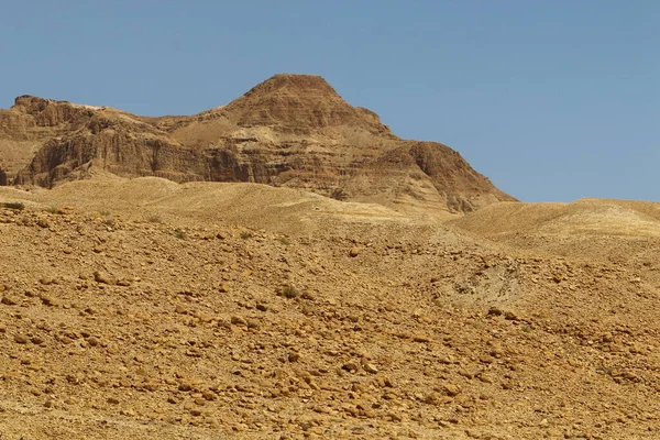 Die Textur Der Berghänge Und Landschaften Der Judenwüste Süden Israels — Stockfoto