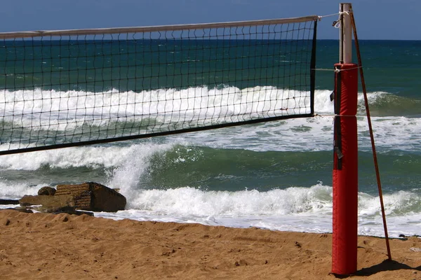 Équipements Équipements Sportifs Dans Parc Urbain Bord Mer Méditerranée Dans — Photo