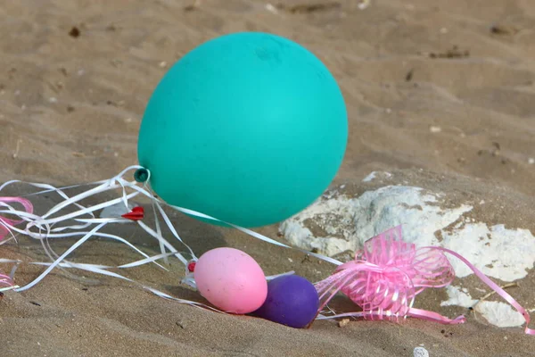 Kleine Ballon Opgeblazen Met Helium Het Stadspark — Stockfoto
