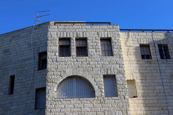 Pequeña Ventana Como Detalle Arquitectónico Construcción Edificios Residenciales Israel Apertura — Foto de Stock