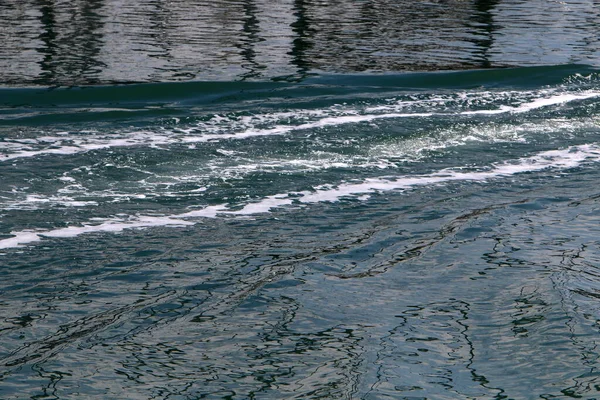 Color Del Agua Mar Aguas Poco Profundas Mar Mediterráneo Norte — Foto de Stock