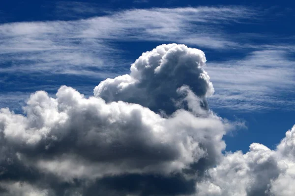 Langit Mendung Atas Laut Mediterranean Israel Utara — Stok Foto