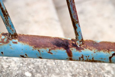 Old and rusty iron. Texture of rusty metal.