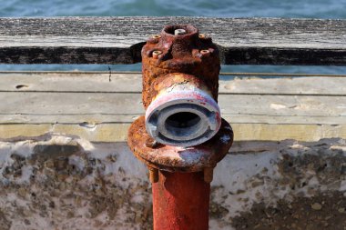 Old and rusty iron. Texture of rusty metal.