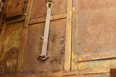 Old and rusty iron. Texture of rusty metal.